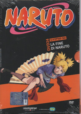 Naruto - dvd 24  - La fine di Naruto - s. 4 EP 160-166- settimanale