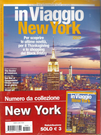 In Viaggio  -New York 2017 - novembre 2017 - n. 242 - mensile