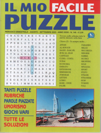 Il mio facile puzzle - n. 146 - bimestrale - agosto - settembre    2023