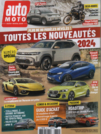 Auto moto - n. 330 -janvier - fevrier 2024 - in lingua francese