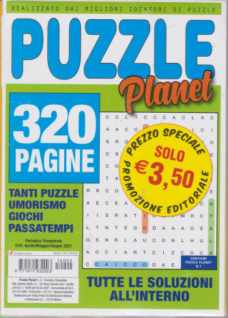Puzzle Planet - n. 2 - trimestrale -aprile/maggio/giugno 2021 - 320 pagine