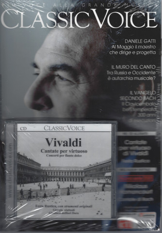 Classic Voice - n. 275 - mensile - aprile  2022 + Cd Vivaldi - rivista + cd