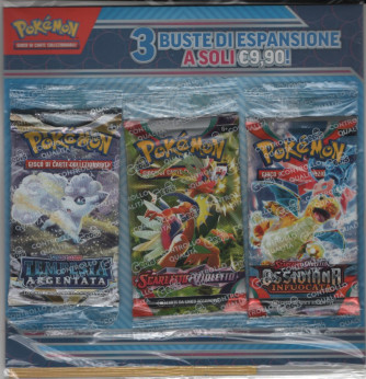 Offerta 3 Buste di espansione card Pokémon Assortite