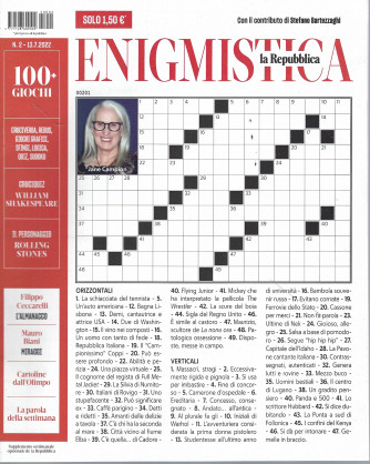Enigmistica - La Repubblica - n. 2 - 13/7/2022 - 100 giochi - settimanale