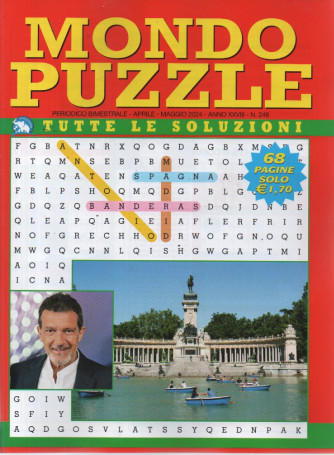 Mondo puzzle - n. 246 - bimestrale -aprile - maggio   2024 - 68 pagine