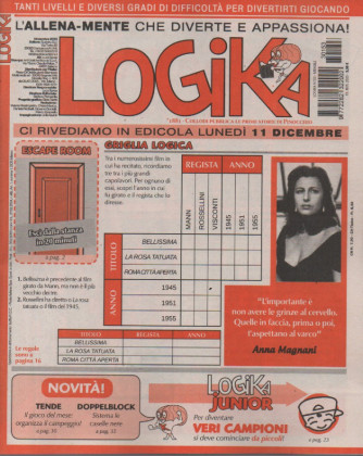 Logika - n. 153 - novembre    2023 - mensile -