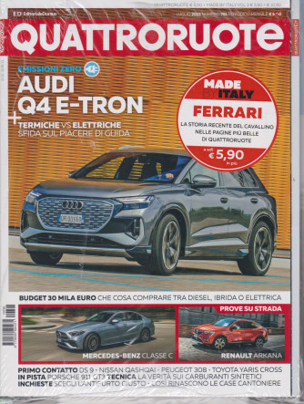 Quattroruote + Made in Italy Ferrari- n. 791 -luglio  2021 - mensile - 2 riviste