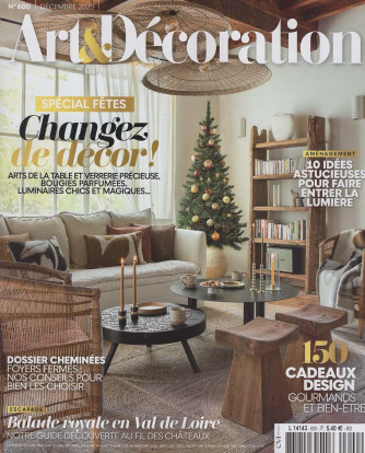 Art & Décoration - Uscita n.600 - 6 Dicembre 2025 - Bimestrale - In lingua francese
