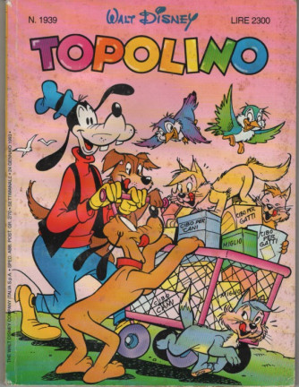 Topolino - n. 1939- settimanale -24 gennaio 1993