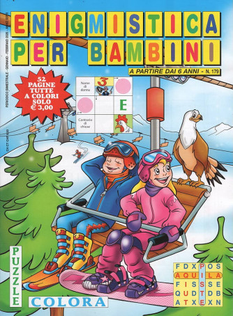 Enigmistica per Bambini - Uscita n.179 - 1 Novembre 2025 - Bimestrale