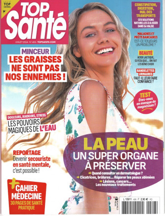 Top Santè - n.406 - juillet 2024 - in lingua francese