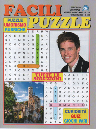 Facili puzzle - n. 319 - mensile  -ottobre     2023