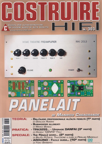 Costruire Hifi - n. 303 - mensile -ottobre      2024