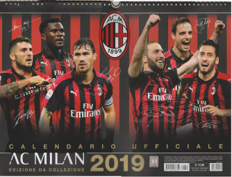Calendari Milan Calendario Milan 2019 - Orizzontale