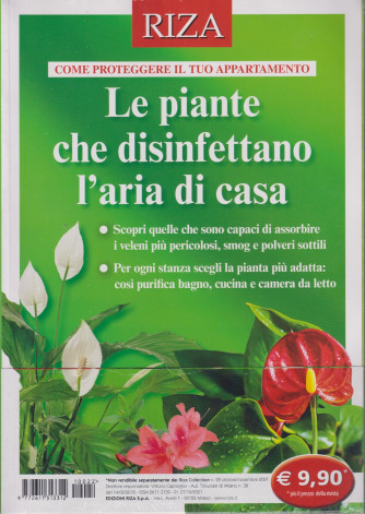 Riza Collection - n. 22- Le piante che disinfettano l'aria di casa  -ottobre - novembre  2021