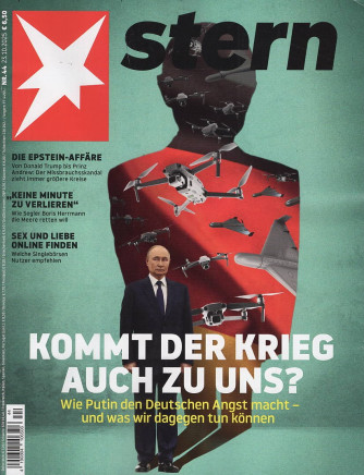 Stern - Uscita n.44 - 30 Ottobre 2025 - Settimanale - In lingua tedesca