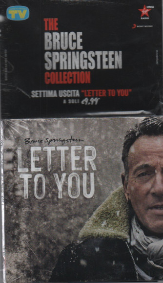 Cd Sorrisi collezione 2 -n. 6 -  The Bruce Springsteen collection  - Letter to you- settima uscita -    settimanale - 24/1/2023