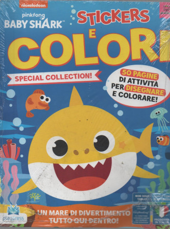 Color Brown - Baby Shark stickers e colori - n. 11 - settembre - ottobre 2023 - bimestrale