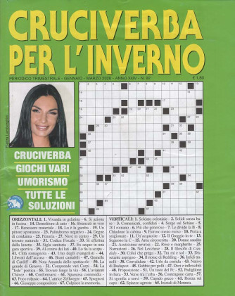 Cruciverba per l'Inverno - Uscita n.92 - 6 Dicembre 2025 - Trimestrale