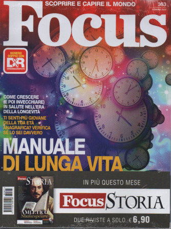Focus  + Focus Storia - n. 363- gennaio 2023 - 2 riviste
