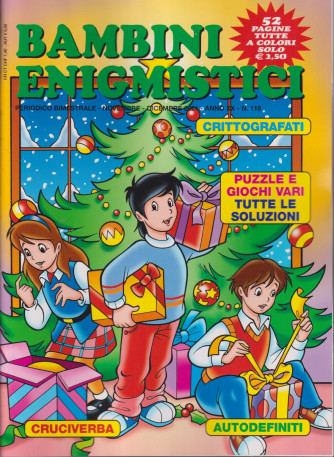 Bambini Enigmistici - n. 118 - bimestrale -novembre - dicembre   2021 - 52 pagine tutte a colori