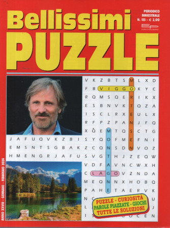 Bellissimi puzzle - n. 133 - bimestrale - gennaio - febbraio 2024