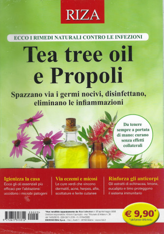 Riza Collection - n. 25- Tea tree oil e Propoli -aprile - maggio  2022