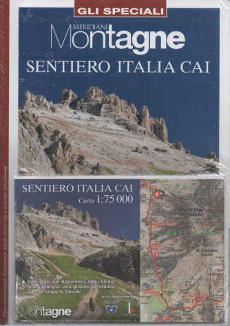 Gli Speciali Meridiani Montagne -Sentiero Italia Cai- n. 26 - bimestrale - 13/4/2021