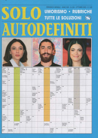 Solo Autodefiniti - Uscita n.354 - 16 Settembre 2025 - Mensile