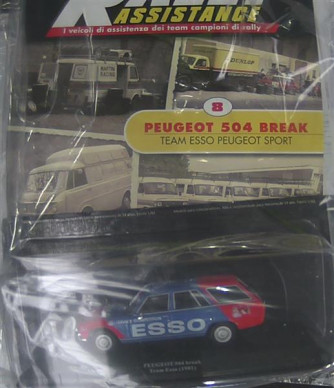 Rally Assistance - 8° uscita - Peugeot 504 Break  - Team Esso Peugeot sport  (1981)