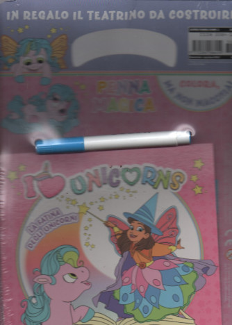 Super Funny - n. 10 -I love unicorns -  15/7/2023 - bimestrale - copertina rigida + penna magica
