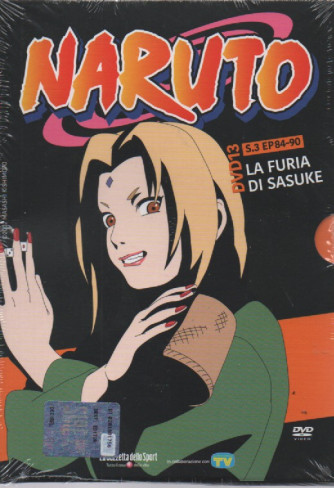 Naruto - dvd 13  - La furia di Sasuke- s. 3 EP 84-90- settimanale