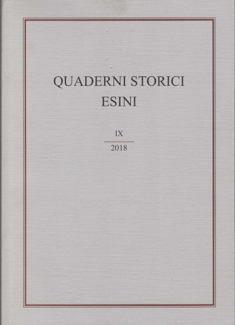 Quaderni Storici Esini vol. 9 anno 2018