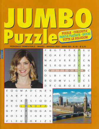 Jumbo Puzzle - n.64 - trimestrale -marzo - maggio 2022