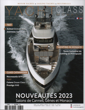 Yacht Class - n. 31 - dec. jan. fev. 2023 - bilingual magazine -