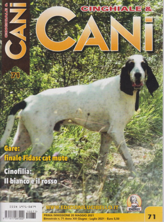 Cinghiale & Cani - n. 71 -giugno - luglio  2021 - bimestrale