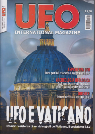Ufo International Magazine - n. 92 -  dicembre 2020 -  mensile