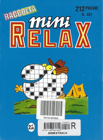 Raccolta Mini relax - n. 501 - bimestrale - maggio  2020 - 212 pagine