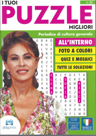 I tuoi puzzle migliori - Elena Sofia Ricci-  n. 32 -7/6/2022 - bimestrale