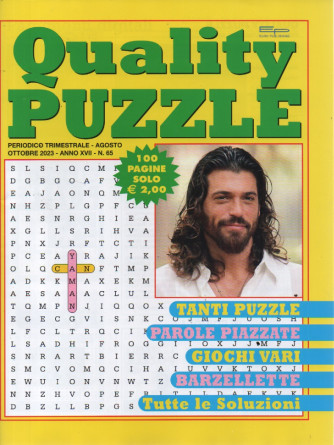 Quality Puzzle - n. 65 - trimestrale - agosto - ottobre  2023 - 100 pagine