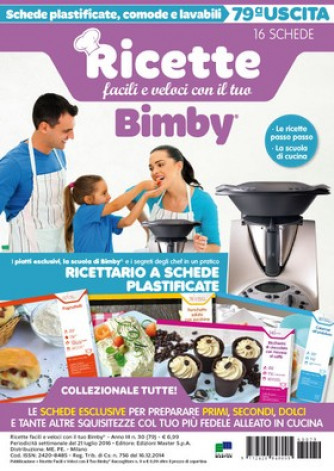 Ricette facili e veloci con il tuo Bimby N° 79 16 SCHEDE PLASTIFICATE