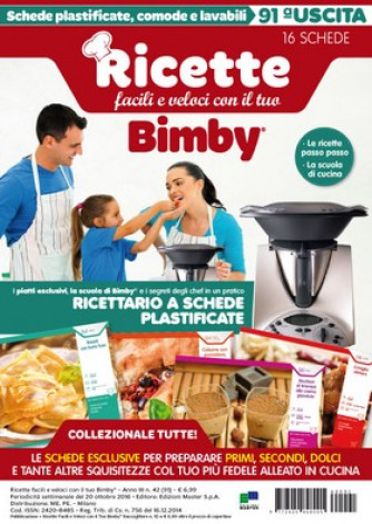 Ricette facili e veloci con il tuo Bimby N° 91 16 SCHEDE PLASTIFICATE