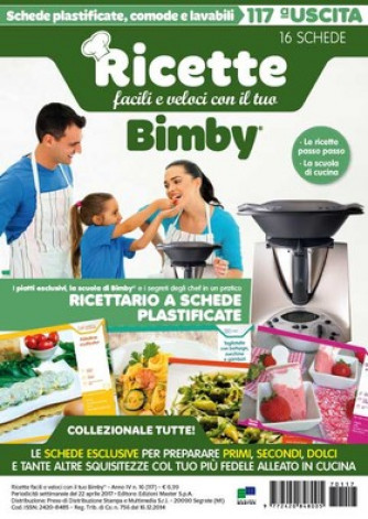 Ricette facili e veloci con il tuo Bimby N° 117 16 SCHEDE PLASTIFICATE