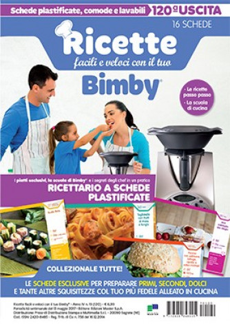 Ricette facili e veloci con il tuo Bimby N° 120 16 SCHEDE PLASTIFICATE