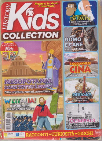 History Kids collection - n. 1 - bimestrale - maggio - giugno 2024 - 7 - 12 anni - 2 riviste
