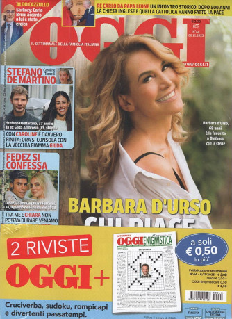Oggi + Settimanale Oggi Enigmistica - Uscita n.44 - 31 Ottobre 2025 - Settimanale