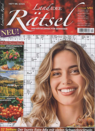 LandIdee Rätsel - Uscita n.4 - 23 Settembre 2025 - Trimestrale - In lingua tedesca