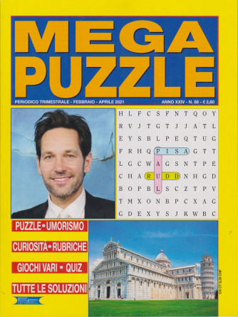 Mega Puzzle - n. 88 - trimestrale - febbraio - aprile 2021