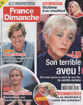 Franche Dimanche - Uscita n.4125 - 27 Settembre 2025 - Settimanale - In lingua francese