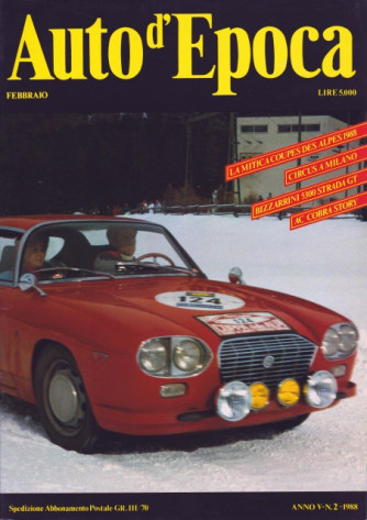 Auto d'epoca - n. 2 - febbraio 1988 - mensile